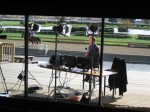 Simon from TVG at Hawthorne Racecourse