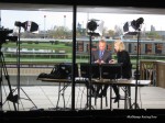 Simon from TVG and our hostess Katie at Hawthorne Racecourse