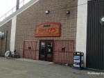 The inviting door to the Bully's Casino / Rocky Mountain Turf Club, Lethbridge