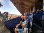 Roxy taking photos, Del Mar Racecourse, 2019